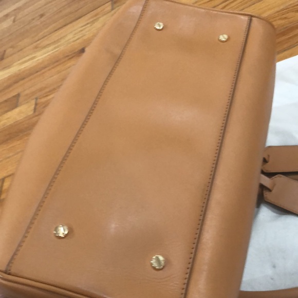 Tory Burch Viva Satchel bag, Striped Nautical 13 X 7” - Picture 9 of 16